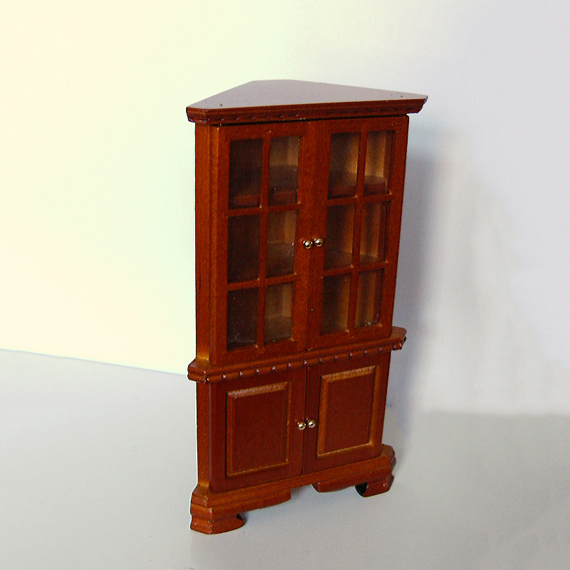 Eckschrank, kirschbaumfarben