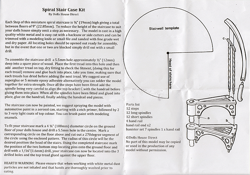 Bausatz: Wendeltreppe Metall